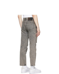 Liberal Youth Ministry Grey Destroyed Jeans