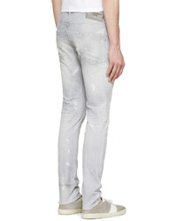 DSQUARED2 Grey Distressed Cool Guy Jeans
