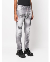 DSQUARED2 Paint Splatter Detail Slim Jeans