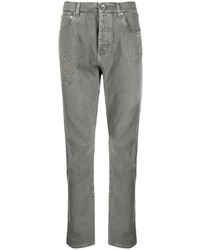 Brunello Cucinelli Ripped Detailing Straight Leg Jeans
