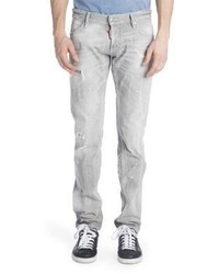 DSQUARED2 Slim Duck Wash Distressed Jeans