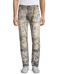 Robin's Jeans Tailored Fit Distressed Jeans