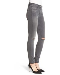 3x1 Nyc High Rise Destroyed Skinny Jeans