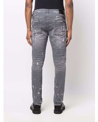purple brand Distressed Effect Ripped Jeans