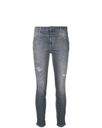 Closed Distressed Skinny Jeans