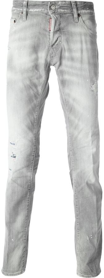DSquared 2 Faded Skinny Jeans, $513 | farfetch.com | Lookastic