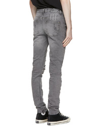 Ksubi Grey Distressed Chitch Jeans