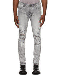 Ksubi Grey Eratik Trashed Van Winkle Jeans