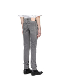 Acne Studios Grey Patched Up Jeans