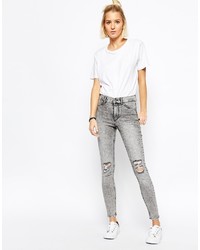 Cheap Monday High Spray Destroyed High Waist Superskinny Jeans