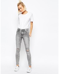 Cheap Monday High Spray Destroyed High Waist Superskinny Jeans