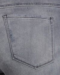 3x1 Mid Rise Skinny Jeans In Grey Shredder