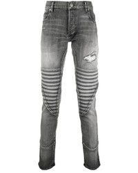 Balmain Panelled Distressed Jeans