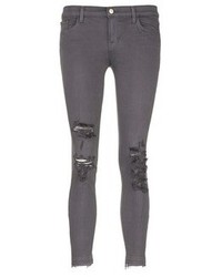 J Brand Photo Ready Distressed Cropped Skinny Jeans
