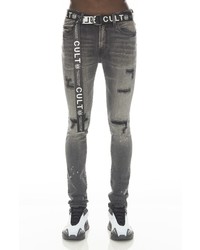 Cult of Individuality Punk Distressed Super Skinny Jeans In Can At Nordstrom