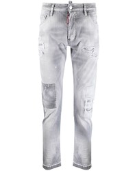 DSQUARED2 Ripped Detailing Low Rise Skinny Jeans