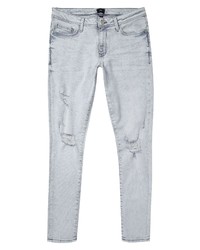River Island Ripped Spray On Jeans