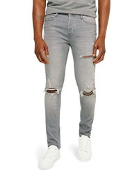 Topman Skinny Fit Blowout Jeans