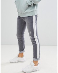 Le Breve Skinny Fit Distressed Jeans
