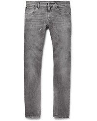 Dolce & Gabbana Skinny Fit Distressed Stretch Denim Jeans