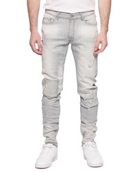 ELEVENPARIS Slim Straight Leg Jeans In Light Grey At Nordstrom