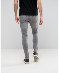 Ringspun Super Skinny Jeans With Knee Rips