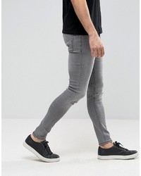 Ringspun Super Skinny Jeans With Knee Rips