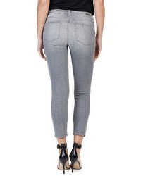 Paige Transcend Verdugo Ripped Crop Skinny Jeans