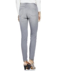 Two By Vince Camuto Grey Ripped Skinny Jeans