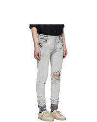Amiri White Broken Jeans
