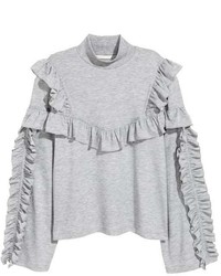 H&M Top With Ruffles