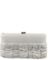 Chanel Ruched Lambskin Clutch
