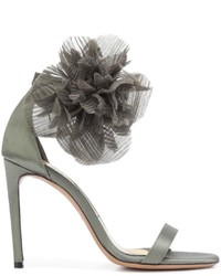 Alexandre Vauthier Flower Appliqu Stiletto Sandals