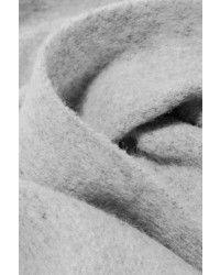 Acne Studios Canada Fringed Wool Scarf Gray