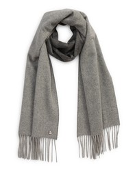 rag & bone Crown Cashmere Scarf In Mid Grey Charcoal At Nordstrom
