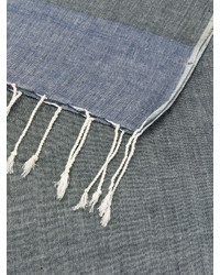 Closed Fringed Woven Scarf