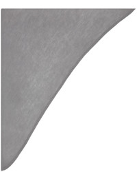 Frenckenberger Grey Cashmere Triangle Scarf