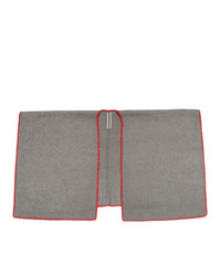 Rick Owens Grey Double Cape Scarf