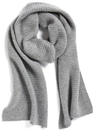 Halogen Ribbed Cashmere Muffler, $99 | Nordstrom | Lookastic