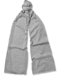 John Smedley Helden Knitted Cashmere And Silk Blend Scarf