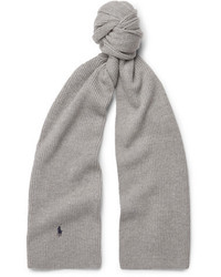 Polo Ralph Lauren Ribbed Knit Merino Wool Scarf