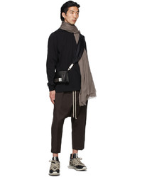 Rick Owens Taupe Emily Scarf