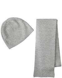 Williams Cashmere Ribbed Hat And Scarf Boxed Set
