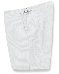 Orlebar Brown Cavrin Slim Fit Seersucker Cotton Shorts
