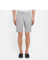 Gant Rugger Slim Fit Striped Cotton Seersucker Shorts