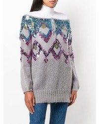 Semicouture Sequin Knitted Jumper
