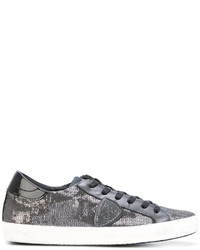 Philippe Model Sequin Lace Up Trainers