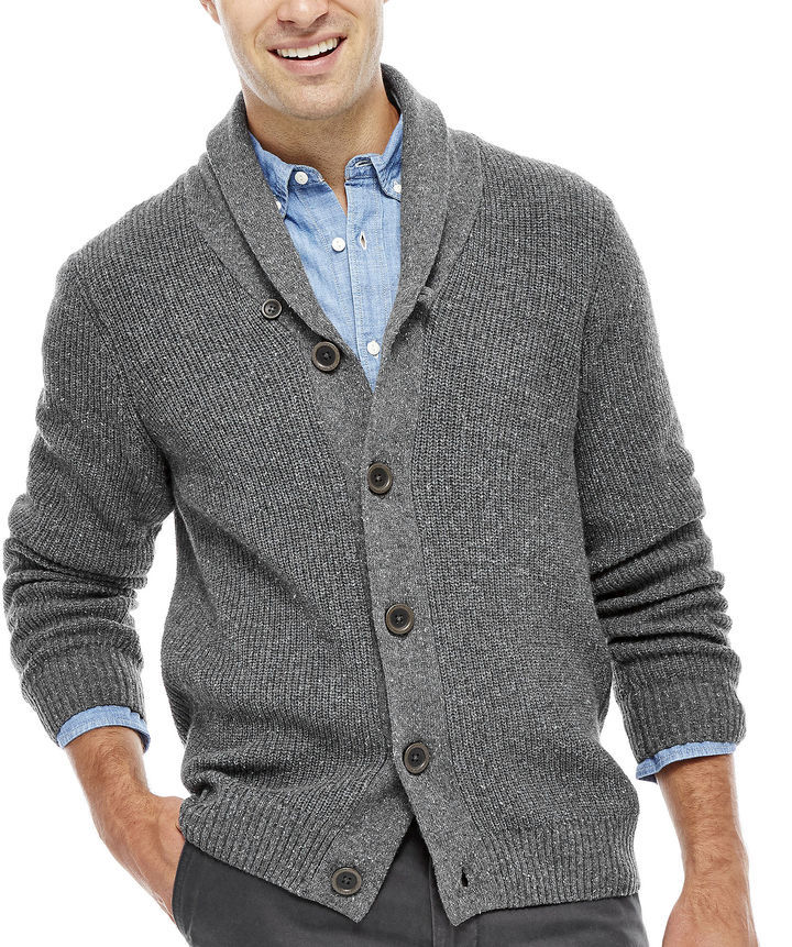 Dockers Cardigan Sweater, $80 | jcpenney | Lookastic