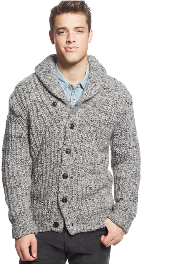 Tommy Hilfiger Elwood Shawl Collar Cardigan Sweater Euro, $289 | Macy's ...