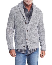 Faherty Marled Cotton Cashmere Cardigan